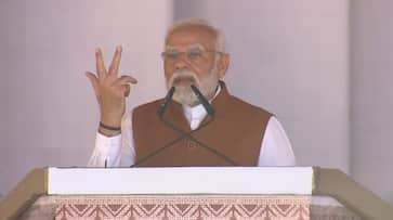 In Varanasi, Prime Minister Modi said that 6 decades of nepotism, corruption and appeasement have kept UP behind in development XSMN