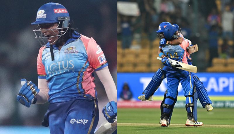 MI vs DC WPL 2024 Highlights Mumbai Indians Beat Delhi Capitals by 4 Wickets  KRJ