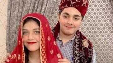 13 year minor boy married to 12 year minor in Pakistan video viral zkamn