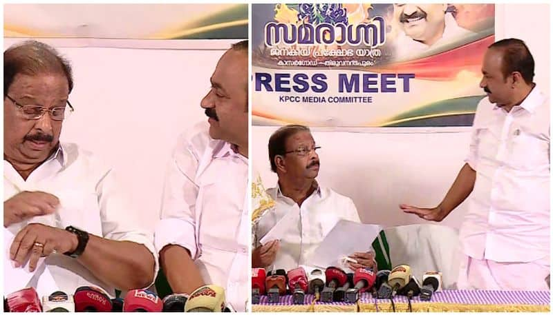 Kerala: Embarrassment for Congress as top leader abuses during press meet (WATCH) anr