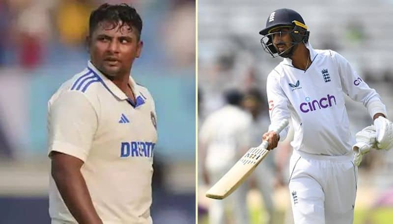 india vs england ranchi test 'Thodi thodi aati hai Hindi': Shoaib Bashir and Sarfaraz Khan's banter via stump mic goes viral (WATCH) snt