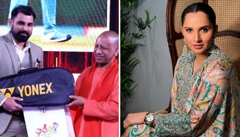 Mohammad Shami-Sania Mirza marriage wish grows after Yogi presenting racquet to pacer bowls netizens over snt