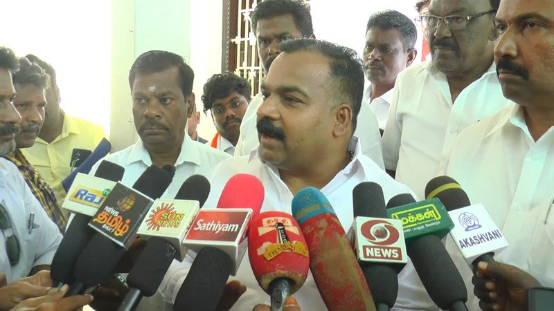 if bjp will win all parliament seats in tamil nadu i will windup from politics said mp manickam thagore in virudhunagar vel