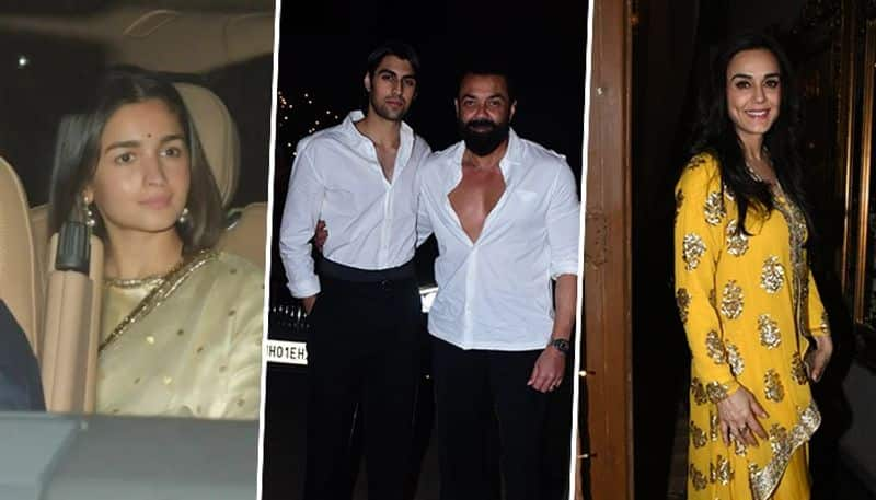 Sanjay Leela Bhansali's birthday bash: Alia Bhatt to Bobby Deol, celebs attend in their best attires RKK