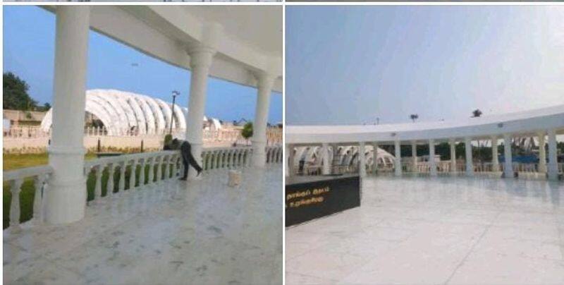 What is special about the Karunanidhi Memorial as it is to be opened tomorrow KAK