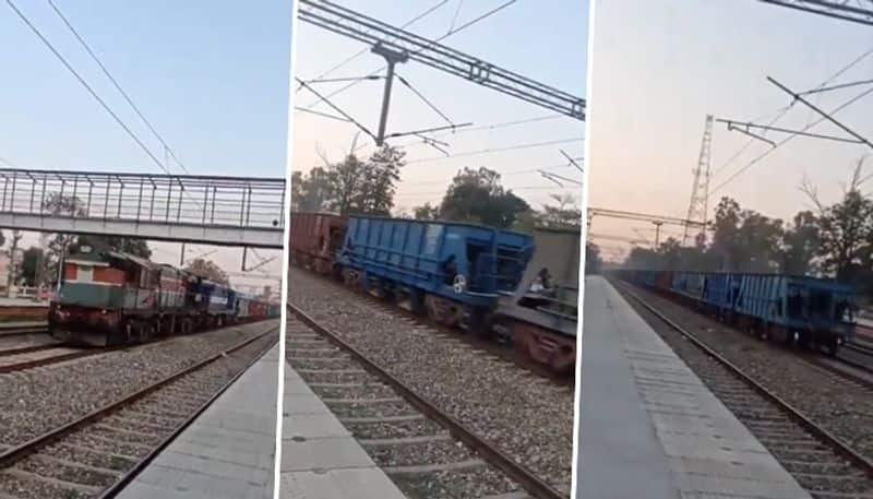 Goods train runs driverless for 80km sgb