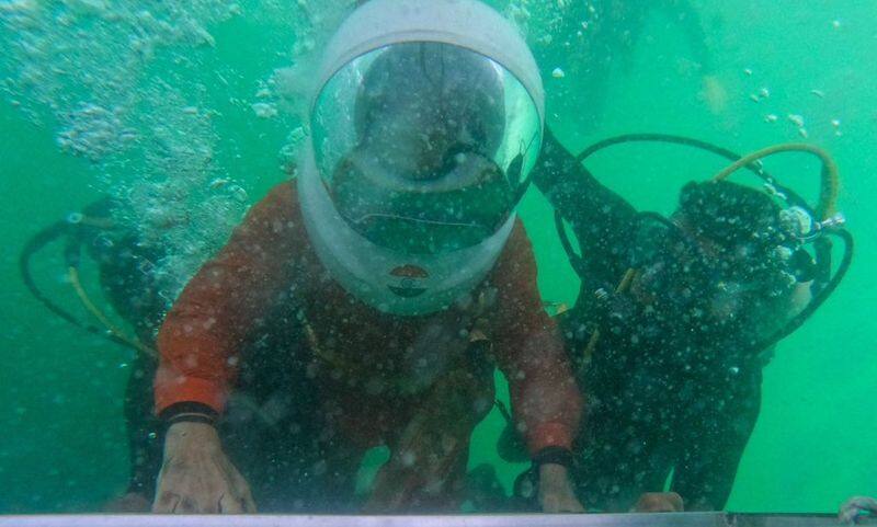 Prime Minister Modi scuba diving in the Arabian Sea - bsb