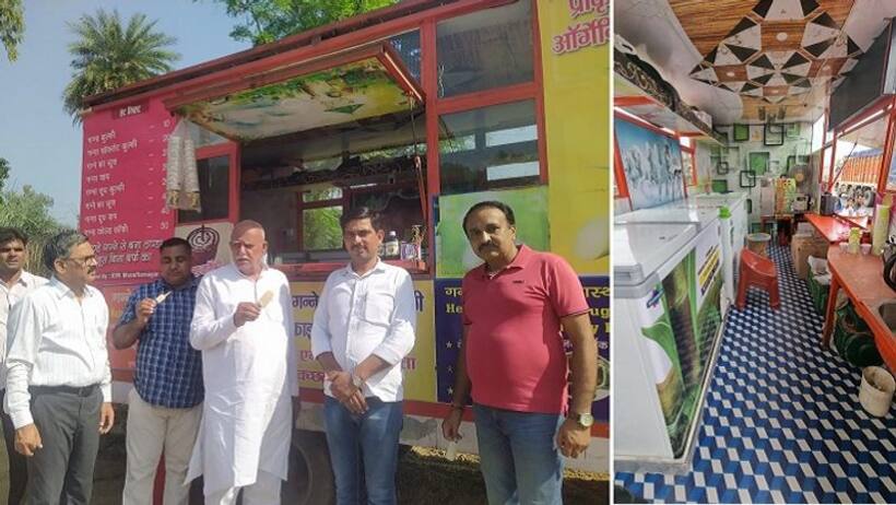मुजफ्फरनगर यूनिक स्टार्टअप: दूध, मलाई, चीनी नहीं ऐसे बनाई कुल्फी कॉफी, हाईटेक है ये चलती फिरती दुकान 