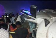 Biher  Kaimur Road Accident 9 died Scorpio collides with container nh 2 Jam XSMN 