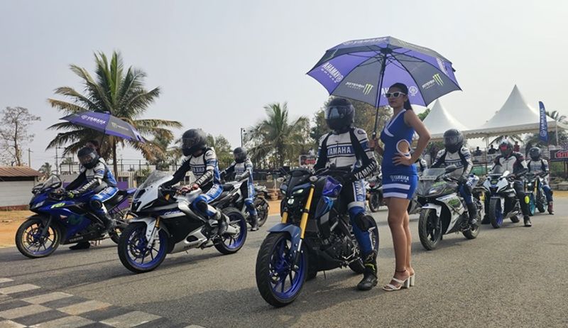 Yamaha India organize Track day in Bengaluru 300 bike lovers participated ckm