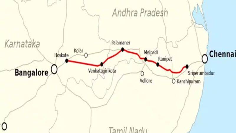 Bengaluru-Chennai Expressway: You can now go in under two hours between these two cities; Ready By Year's End With The 4-Lane E-Way-rag