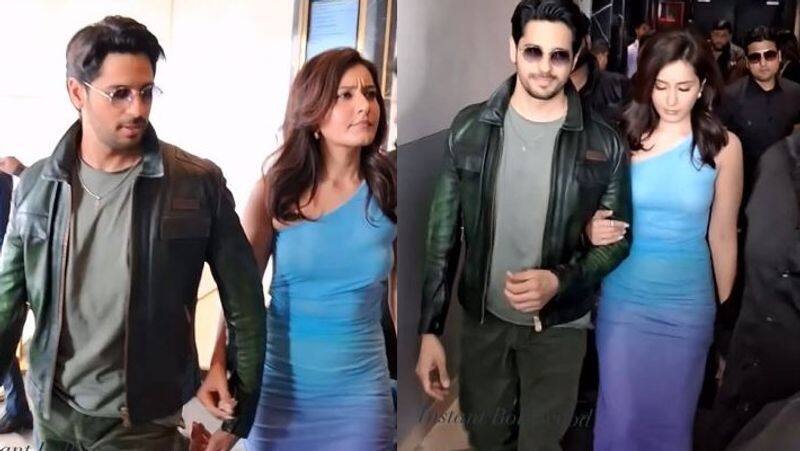 Kiara Advanis fans were angry with Rashi Khanna who was holding co actor Siddharth Malhotra hand akb