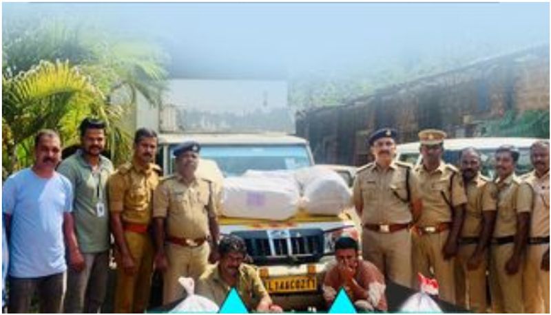 kasaragod two youth arrested with 107 kg ganja joy