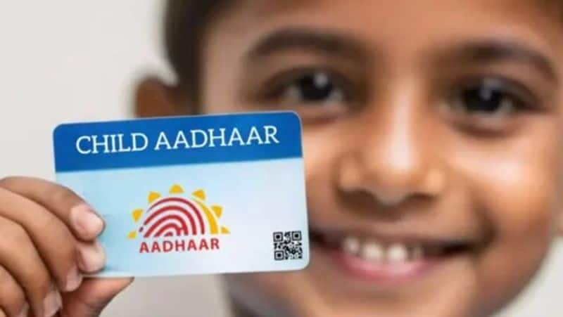 Is there a fee to updating Aadhaar biometric details of children?