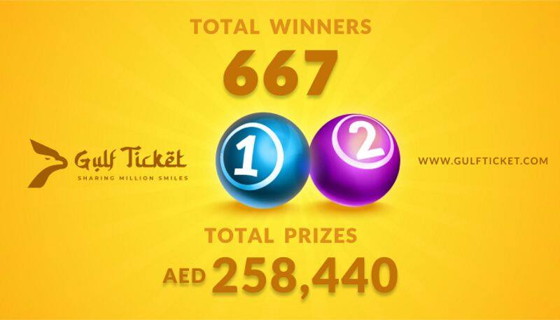 667 Winners announced in the Gulf Tickets Historic Debut Draws AKP