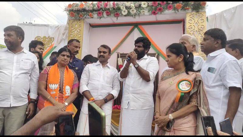 we will win more than 400 constituencies in parliament election said bjp state president annamalai in tirupur vel