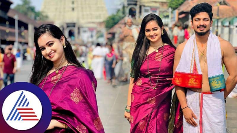 Serial Actress Deepa Katte in Tiruvanantapura Padmanabhasawamy temple pav