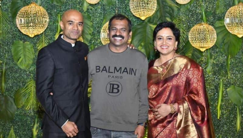 chef suresh pillai shares wedding photo of actress lena and prasanth balakrishnan