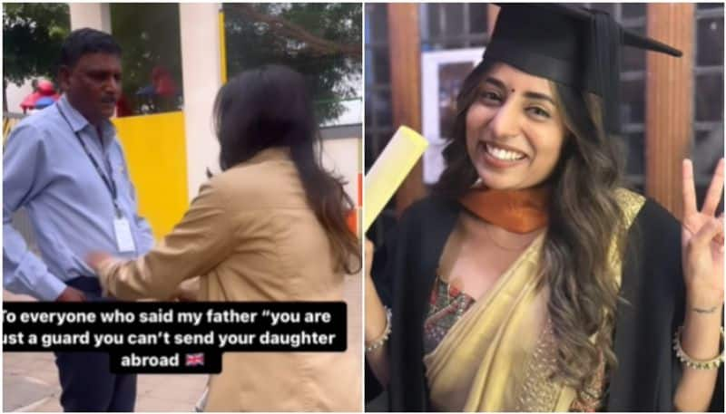 security guards daughter graduated from uk the video now going viral