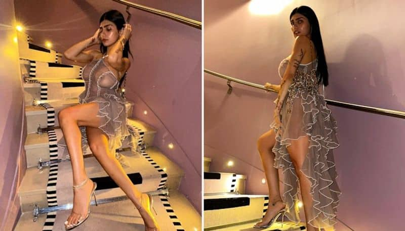 Mia Khalifa SEXY photos: OnlyFans model flaunts HOT body in see-through dresses by 'Ester Manas' RBA