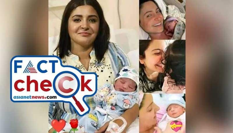 Fact Check Actress anushka sharma with her newborn akaay here is the reality of viral photos