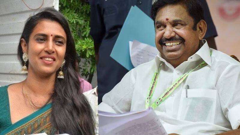 Actress Kasthuri suddenly met Edappadi Palanisamy tvk