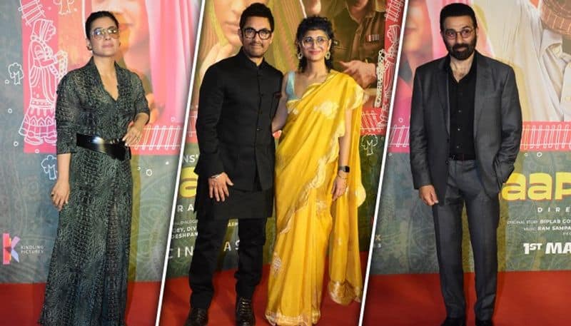 'Laapataa Ladies' screening: Kajol to Sunny Deol, celebs attend Aamir Khan-Kiran Rao's film event RKK