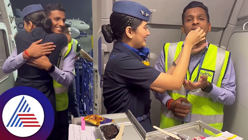 What is the surprie for brother by Indigo air hostess sum