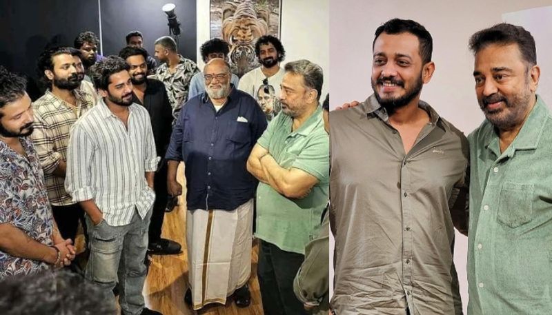 manjummel boys team meet kamal haasan chidambaram, sushin shyam nrn 