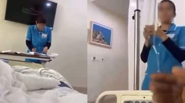 viral video african patient said bad things about india nurse gave him answer kxa  