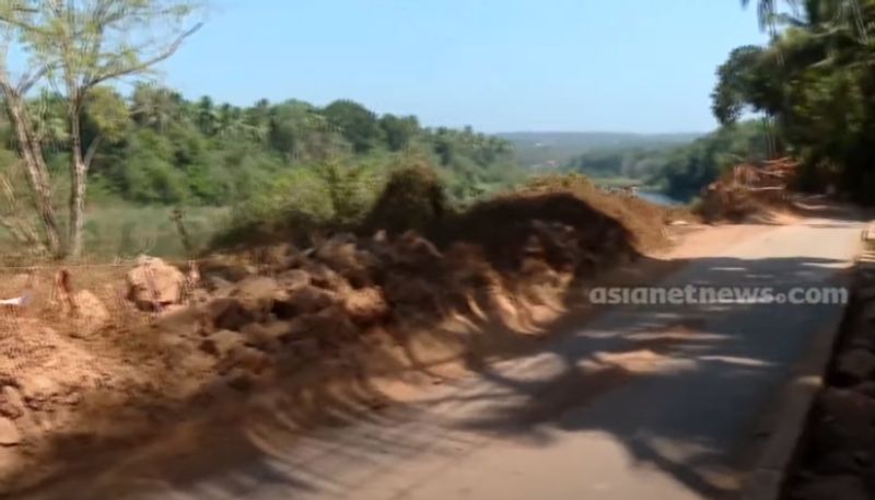 The construction of Mannur road in Kannur Irkkur has not been completed even after five years SSM