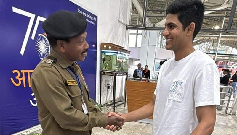 cricket Shubman Gill's heartwarming gesture: Meets Gujarat Titans teammate's father at Ranchi airport osf