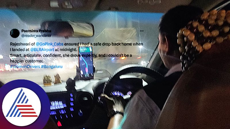 Bangalore woman shared experience of woman cab driver from airport