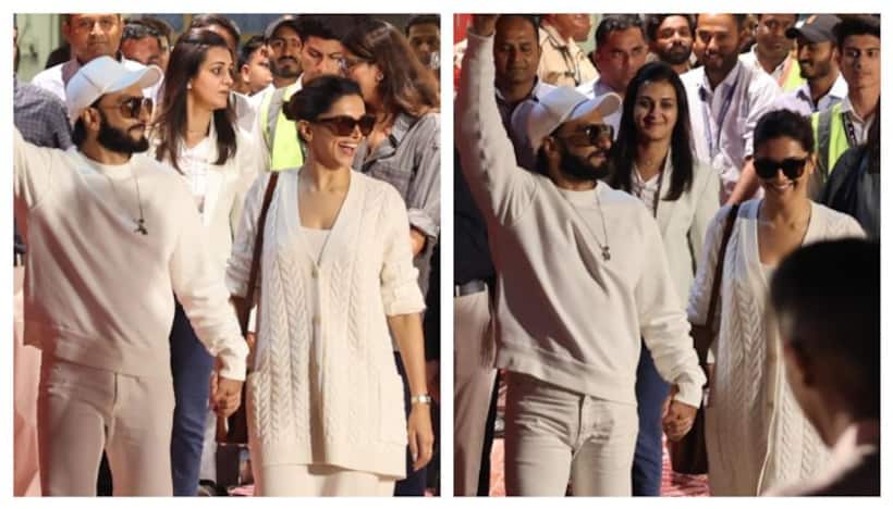 Deepika Padukone, Ranveer Singh reach Jamnagar for Anant Radhika pre wedding bash post announcing pregnancy