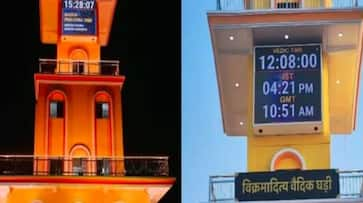 How does the worlds first Vedic Clock calculate time vikramaditya-vedic-clock in ujjain iwh