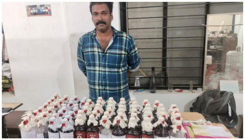 Man set up a small liquor warehouse in his under construction house and excise gets leaked information afe