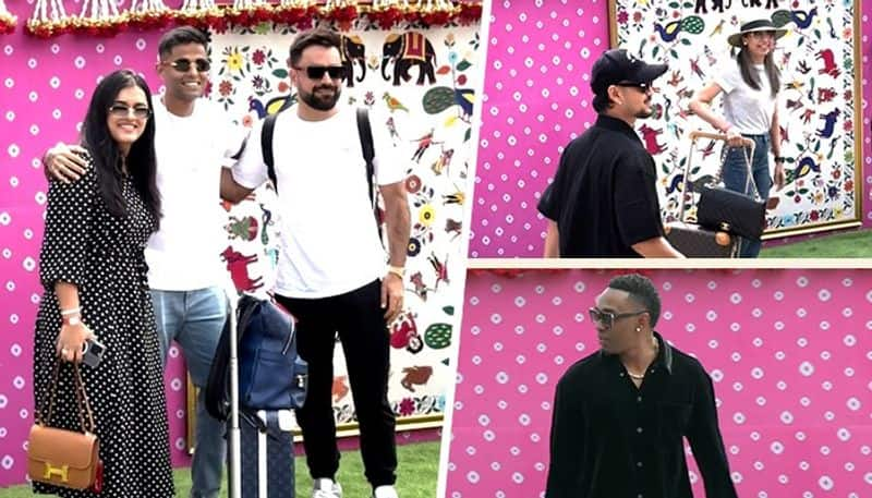 Cricketers at Anant Ambani-Radhika Merchant pre-wedding festivities: Ishan Kishan, Rashid Khan, Bravo & more osf