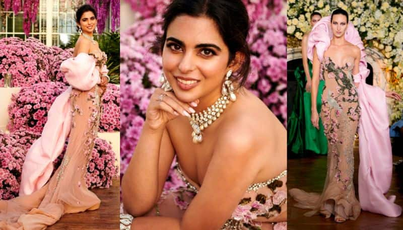 Isha Ambani exudes charm in pink gown at Anant-Radhika's pre-wedding bash