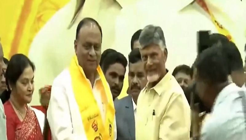 Vemireddy Prabhakar Reddy joins in Telugu desam Party lns