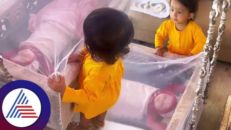 Dhruva Sarja and Prernas little daughter puts her little one to sleep in her crib singing lullabies suc