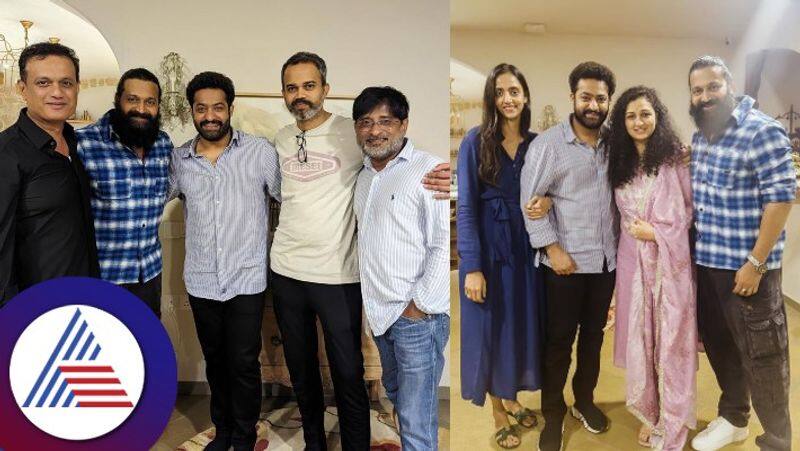 Jr Ntr Wife Lakshmi Pranathi Meet Rishab Shetty Prashanth Neel Family At Bengaluru gvd