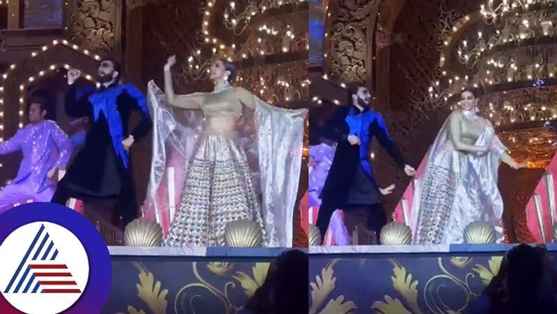 Deepika Padukone  danced  with Ranveer Singh at the wedding of  Anil Ambani suc