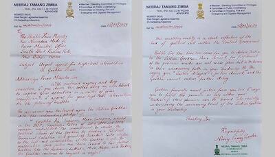 Darjeeling BJP MLA writes letter to PM Modi in blood to remind him of promise on Gorkha issues; read here