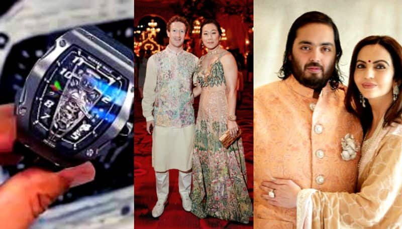 Anant Ambani's Expensive Watch Leaves Mark Zuckerberg and Priscilla Chan Surprised