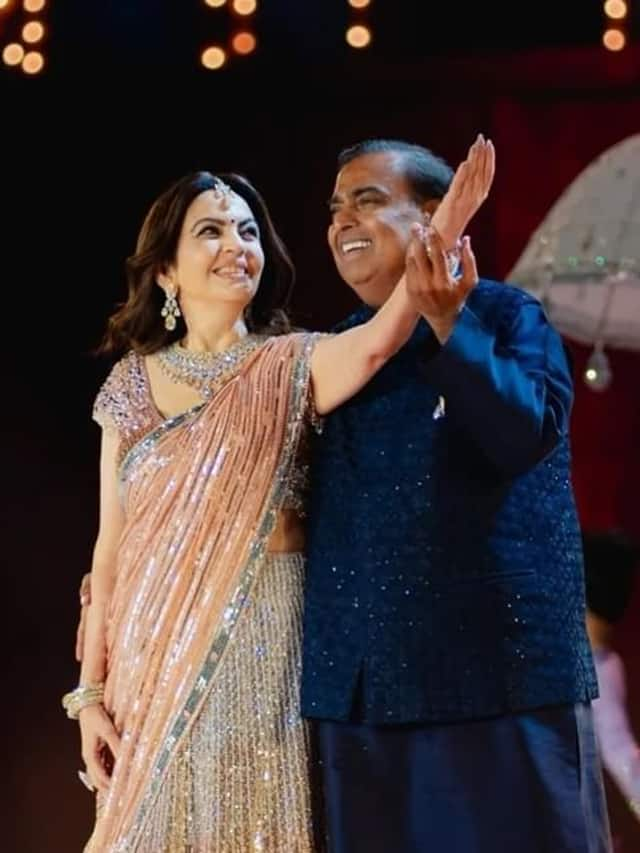 mukesh ambani became don for nita ambani anant ambani radhika merchant wedding viral video kxa 