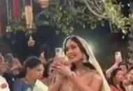 radhika merchant bridal entry video anant ambani wedding pics latest unique bridal entry ideas kxa 