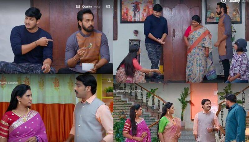 BrahmaMudi 4th march Episode Prakash Confronts Dhanya lakshmi ram