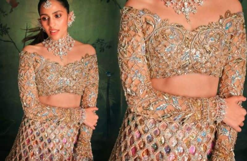 Shloka Ambani sparkles in Manish Malhotra luxe lehenga at Anant ambani pre wedding Vin