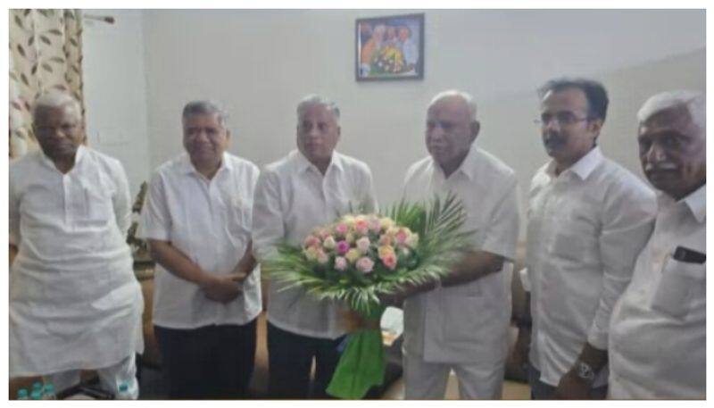 V Somanna meets B S Yediyurappa nbn