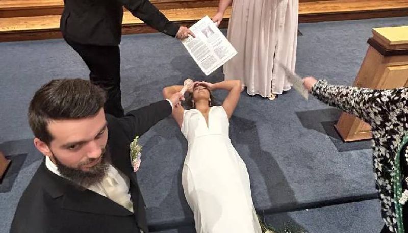 bride collapses just after said i do rlp